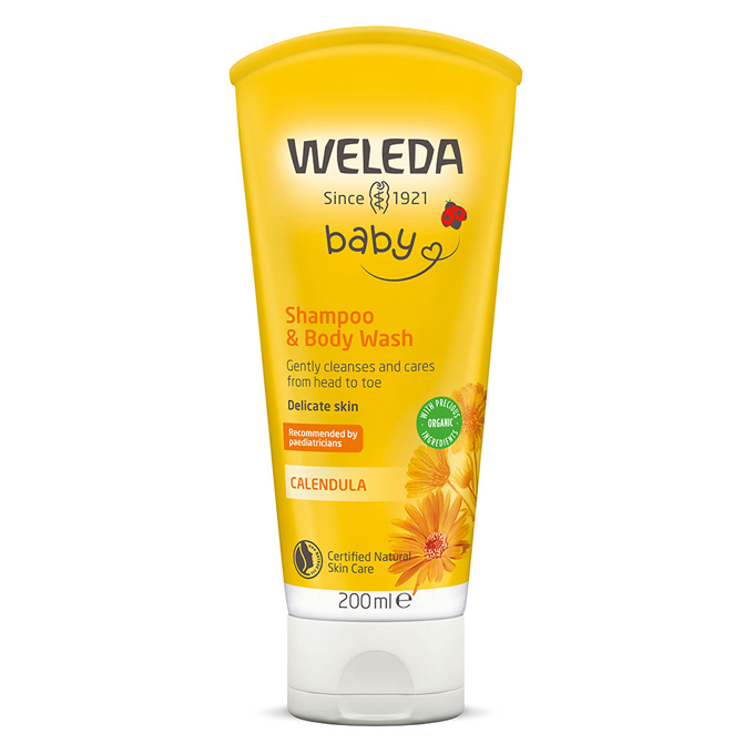 Weleda Calendula Shampoo and Body Wash 200ml